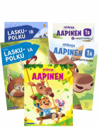 Laskupolku ja Ystävien aapinen 1. luokan Oma-paketti