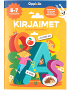 KIRJAIMET puuha- ja tarrakirja 5-7 v